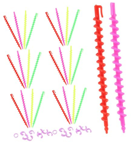 Hemobllo 26piezas Barra De Permanente Fría Espiral De Rulos Para Permanente Herramientas Para Rizar El Cabello Casa