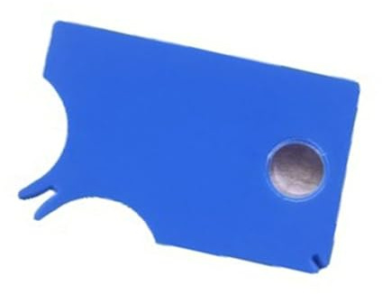 ECVGHD Tarjeta para atrapar pulgas para mascotas con lupa, herramienta de plástico seguro para eliminar garrapatas y piojos