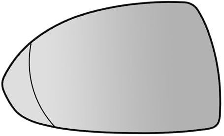 Vetro Per Lo Specchietto Retrovisore Per Opel Corsa D (2006-2014), Opel Corsa E (2014-), TUTTO PER QUATTRO (Non Termico, Sinistro)