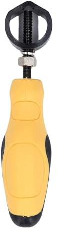Soporte de sello de punzón de metal Acero de alto carbono Forjado Mango ergonómico antideslizante Herramienta de sello para golpear a mano para artesanía en cuero y marcado de