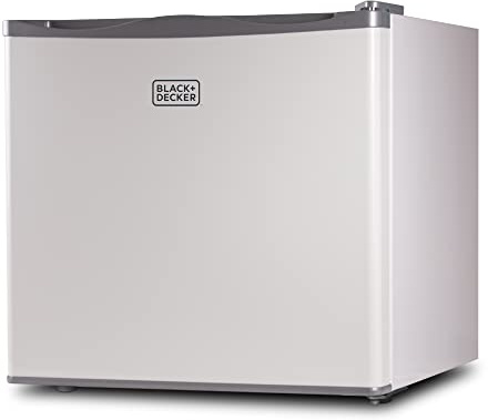 BLACK+DECKER 1.2 Cu. Ft. Compact Upright Freezer, Mini Deep Freeze with Full-Width Wire Shelf