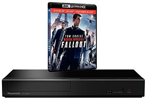 Panasonic DP-UB450 MULTIREGION Blu-ray Player Bundle with Mission Impossible Fallout Ultra HD 4K Blu-ray Disc