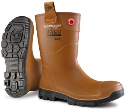 Dunlop Protective Footwear, LJ2HR42, Purofort RigPRO Full Safety, Marron, Taille 44 EU