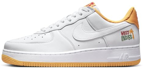 Nike Herren Hausschuhe Basketballschuh, Weiß, Universitätsgold, 45 EU