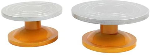 Clay Pottery Wheel Nonslip Heavy Duty Sculpting Wheel Turntable for Paint Spraying Ceramic Model Building Modelling Crafting (Diameter 25CM)