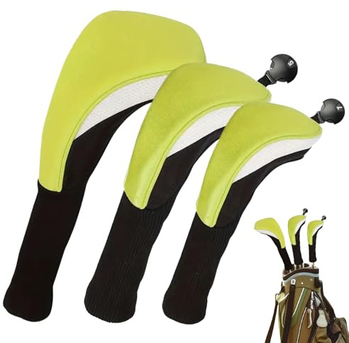 Copri Testa Da Golf Set Di 3 Pezzi Custodia In Mesh