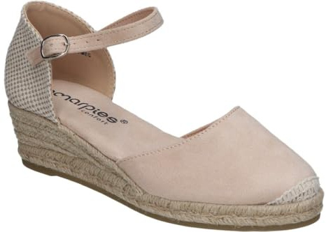 amarpies | Alpargatas Mujer – Yutes con Hebilla – Espadrilles Estilosos – Cuña Media y Cómoda – Versátiles – Modelo ACX26481