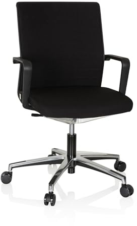 hjh OFFICE 608908 Bürostuhl Move-TEC 3D Stoff Schwarz Drehstuhl für dynamisches & gesundes Sitzen