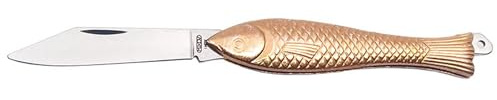 Mikov Tradition 1794 Taschenmesser Rybicka, 5,5 cm, kleines scharfes Klappmesser, Fish Knife, Für: Angeln, Camping, Sammler, NUZ 130-NZn-1 / ZL mehrfarbig