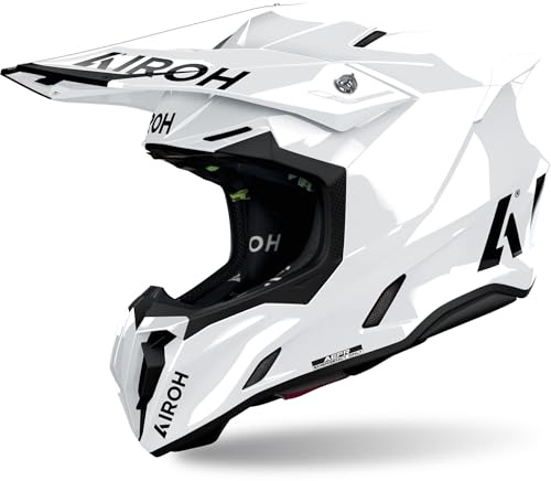 Airoh Twist 3 Solid Motocross hjälm, weiß, XL (61/62)