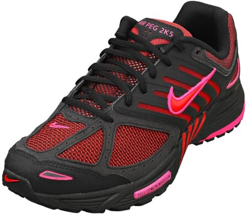 Nike, Sneaker Uomo, Nero Rosso Fuoco Rosa Fierce, 44.5 EU