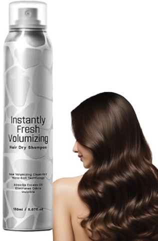 Siuwddee Shampoo A Secco Spray Per Donne,150ml Shampoo Senza Acqua Per Capelli Puliti - Detergente Volumizzante Istantaneo Con Freschezza Prolungata Per Palestra Spiaggia Weekend Ufficio Viaggio