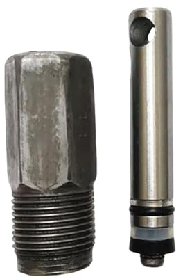 JicSuXi Cylindre Piston Plongeur Ensemble Accessoires Vérin Vertical Hydraulique Pompe Métal Installation Rapide Remplacement Compact Adapté Garage Réparation, 2 à 10 Tonnes, Tête Pointue