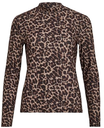VILEOA L/S Rollneck Top - Noos, Nomad/AOP:Leo, S