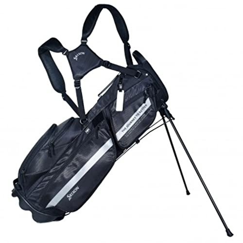 Srixon – Lifestyle Stand Golf Bag – 4 Schlägerteiler – 4 Reißverschlusstaschen, darunter eine große isolierte Tasche – Griff Oben – Zwei Tragegurte – Inklusive Regenhaube