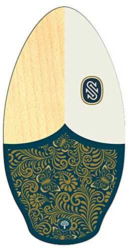 Skim One Skimboard SkimOne 41 105cm Butterflaui Weiss Blau Holz Wood