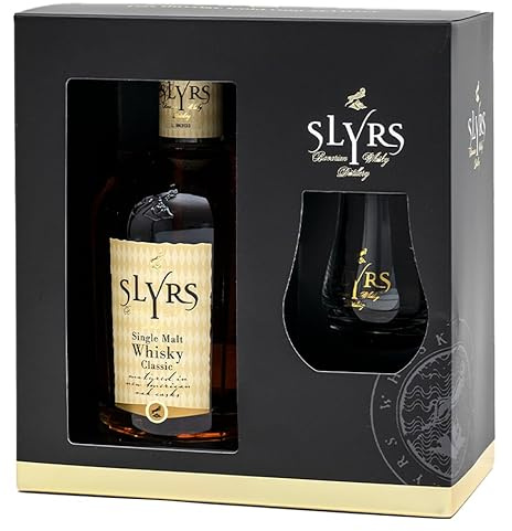 Slyrs | Classic | Bavarian Single Malt Whisky | Set mit Glas