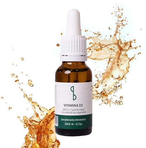 NORTE ORGANICS - Vitamina D3 4000 UI | Suplementos Vitaminicos Para Cuidar Huesos y Musculos | Vitamina D3 Gotas Para Niveles Normales de Calcio | D3 Gotas Sin Conservantes Con Sabor 100% Natural