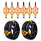 Snow Chains for Car, 6 Pack TPU Tire Chains, Adjustable Universal Emergency Anti Slip Snow Chains for Trucks/SUV/ATV for Ice Snow Mud Sand (Tire Width 6.5-10.8/165-275mm)