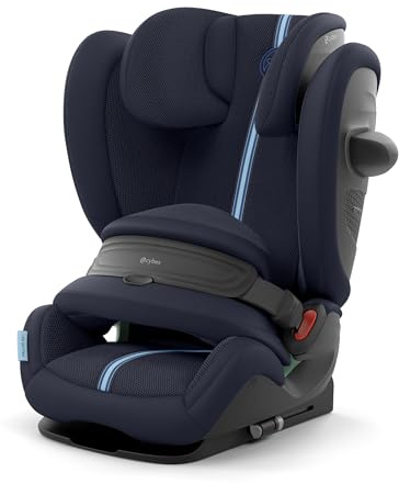 Cybex Pallas G2 Plus/Ocean Blå-Marinblå PU1 | Från ca 15 månader till ca 12 år, 76 till 150 cm, lutningjusterbart nackstöd, sidokrockskydd