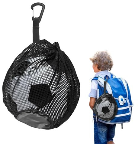 YJSDDNTY Ballsack,Ballnetz Basketball Tasche,Rucksack Tragbare Ballnetz,Fußball Meshbag,Basketball Netz Tasche für Fußball Tennis,Ballsack Sports Ball