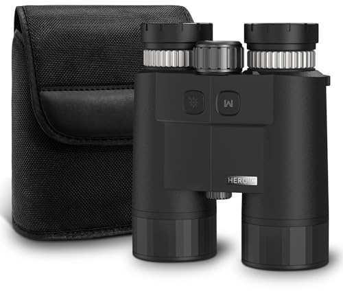 VOTJPYS 10x42 Laser Rangefinder Binoculars for Hunting – 2286 Yds ACD/Los, Scan Mode, ±1m Accuracy, Red OLED, HD Optics (Deer 1189 Yds)
