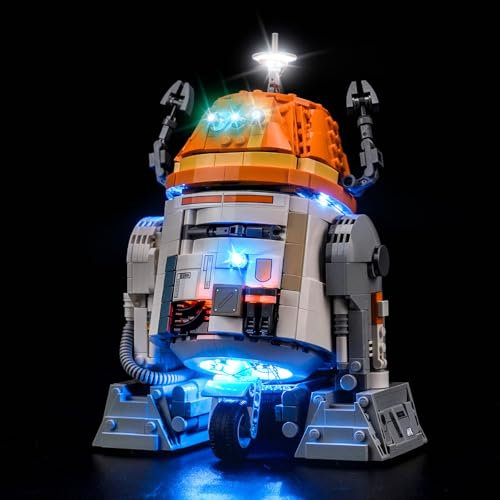 LocoLee Led Light Set Compatible with Lego 75416 Chopper (C1-10P) Astromech Droid Led Decoration Lighting Kit Compatible with Lego 75416 Building Blocks Model,Only Lights Set,No Model