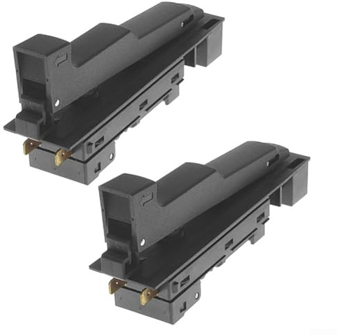 Confezione da 2 pulsanti di commutazione per smerigliatrice angolare Bosch GWS 18U, 18-180, 18-230, 20-180, 20-230, interruttore di ricambio per utensili elettrici