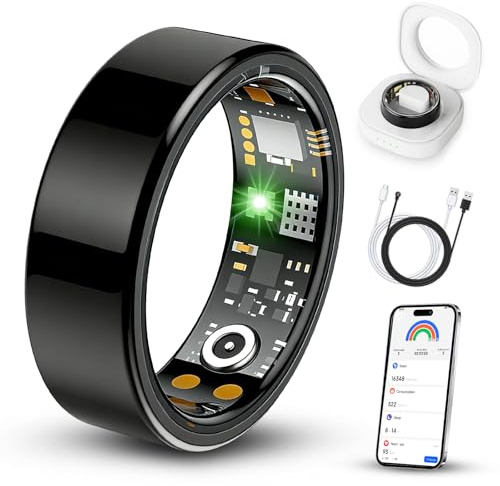 Benio Gen4 - Anillo inteligente, actualizado 2026, anillo de salud inteligente para mujeres y hombres, rastreador de fitness con frecuencia cardíaca, oxígeno en sangre, monitoreo del sueño, conteo de