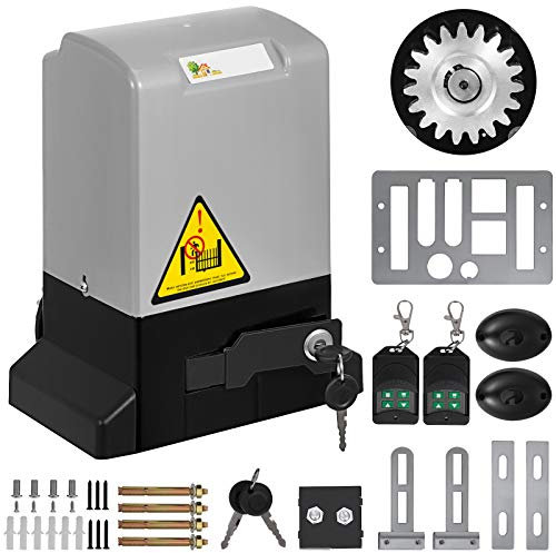 Olibelle Ouvre-porte Automatique Coulissante 220V 600kg Ouverture De Portail Électrique 4M Avec Télécommande