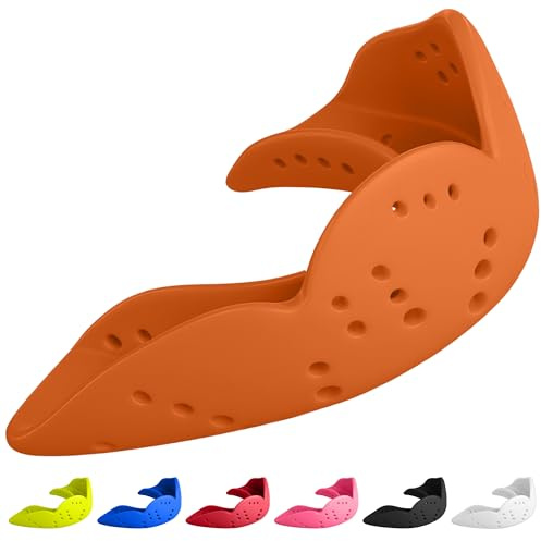SISU Aero Mouthguard Small Under 5' - Athletic Orange Gum Shield
