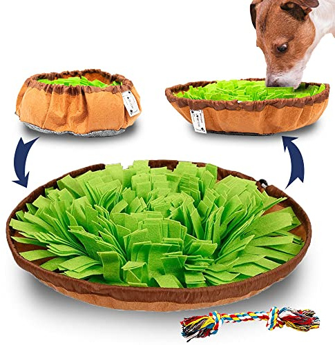Jeypets Snuffle Mat for Dogs | Premium Interactive Dog Toy Puzzle to Encourage Natural Foraging Skills | Dog Toys for Boredom for Stress Relief Slow Feeding and Agility