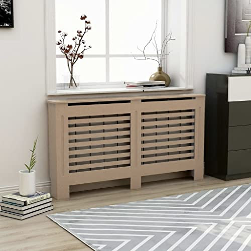 Genérico Cubierta para radiador MDF 152x19x81,5 cm,Accesorios para radiadores de calefacción-288187