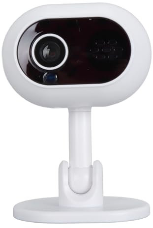 Annadue WLAN-Kamera, Innenkamera für Sicherheit, 1080p-Haustierkamera, für Babyphone, AI-, Bewegungserkennung, Nachtsicht, 360-Grad-Drehung, Smart-Kamera mit APP (White)