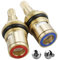 2 pcs Replacement Ceramic Tap Cartridge 1/4 Turn 20 Spline,Tap Washers,Tap Glands Seals Repair Kit,Tap Valve for Shower Bathroom Taps with Washers,Solid Brass Ceramic