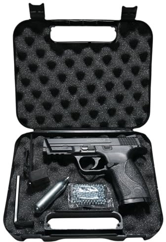 Norica Pack Pistola de Aire comprimido NAC 1703 Calibre 4.5 | CO2 y balines BBS (perdigones de Acero) <3,5J