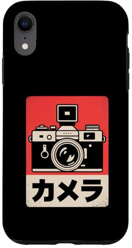 Appareil photo reflex analogique japonais vintage Coque pour iPhone XR
