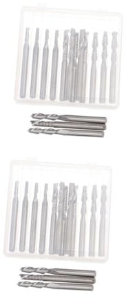 Alipis 2 Series Fresas De Corte De Tungsteno Para Fresadoras Herramientas De Tallado Y Fresado Cortadores De Acabado Para Madera Y 12 Piezas*2