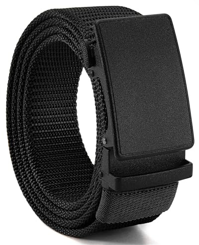 CHAOREN Nylon Automatik Gürtel Herren, 38mm Ratsche Arbeitsgürtel mit Schiebeschnalle - Passgenau Zuschneidbar