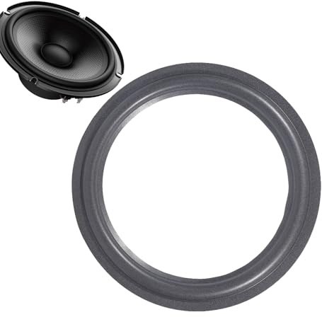 Genérico Anillos Surround de Espuma para Altavoz de Espuma de Altavoz Piezas de Repuesto Cuerno Plegable Elástico Kit Reemplazo Borde Extensible woofer