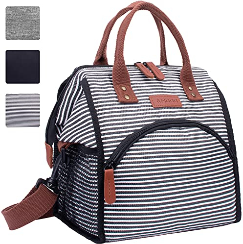 17L Kühltasche Lunchtasche, ANGGO Thermotasche Isoliertasche Wasserdicht und Auslaufsicher, Einkaufstasche Kühlbox Cooler Bag Picknicktasche Faltbar für Strand, Picknick, Ausflüge, Barbecue, Büro