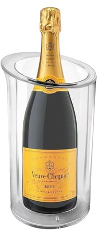 TenTen Labs Wine Chiller - Wine Bottle Cooler - Champagne Bucket Chiller for Parties - Wine Cooler Sleeve Fits All Standard 750ml Bottles - Perfect For Gifting