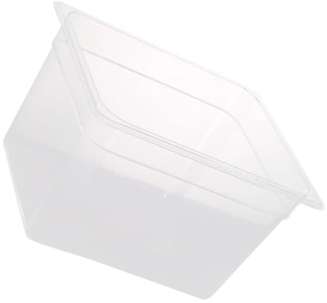 VINTORKY Clear Slow Cooking Container Low-temperature Cooking Holder Meal Prep Lightweight Easy to Clean Various Ingredients