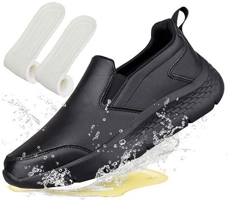 RenDiuJups Zapatos Chef Antideslizantes Hombre/Mujer - Calzado Cocina Profesional Impermeable con Suela Blanda - Tallas 36-48 - Ideal para Restaurantes, Hospitales, Sector Alimentario(EU38)