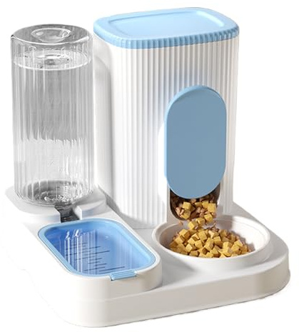 Distributeur Automatique de Nourriture pour Chat - 2 en 1 Distributeur Nourriture et Abreuvoir pour Chat et Chien - Conteneur de et Accessoires pour Animaux,pour La Préservation De