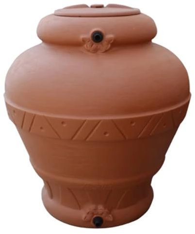 Réservoir en polyéthylène, pour extérieur, modèle terre cuite, 1000 l, DMxH 119 x 160 cm