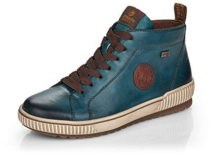 Remonte Damen Damen Kurzstiefel Blau Chukka Boot, Petrol, 40 EU