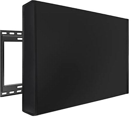 MaxAwe 30 - 32 TV Abdeckung Outdoor, 33 x 23 x 5 Zoll (86 x 58 x 14 cm) TV-Abdeckung für den Außenbereich, Wetterfest Universal Displayschutzfolie Schwarz