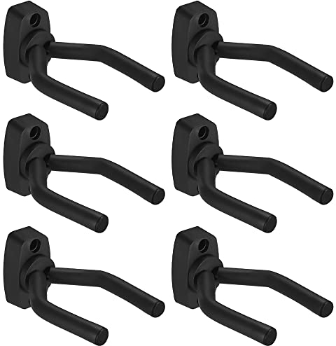 Newaner Gitarren Haken Gitarrenständer Wand Halterung für Akustikgitarre, klassische Gitarre, E-Gitarre, Bass, Ukulele(6 Stück)
