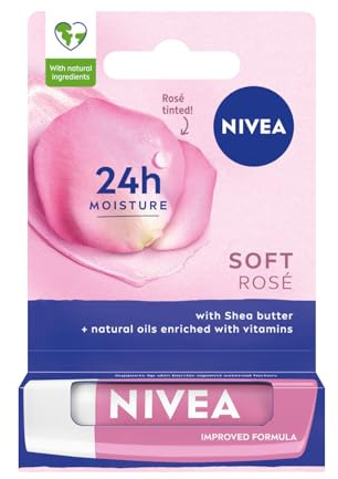 NIVEA Soft Rose Pflegende Lippenstift, 4,8g